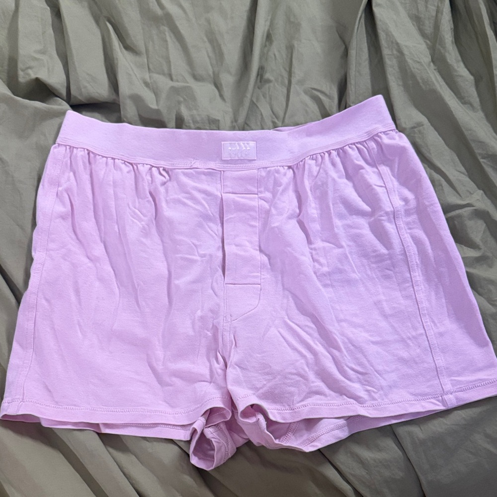 SKIMS Baby Pink Boxer Shorts